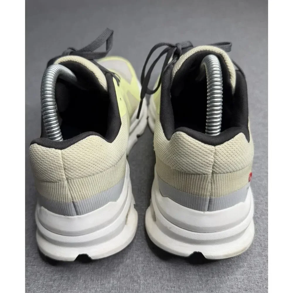 On Cloud Women’s Running Mesh Athletic Sneakers Yellow White Gray 7.5